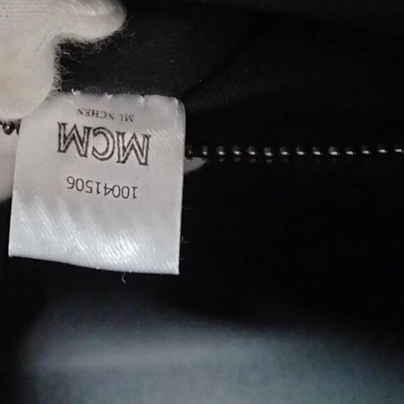 356386BT (S6) MCM Backpack Bag Black PVC main image 9